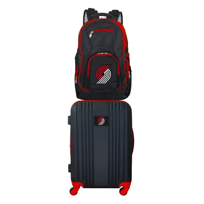 Silk & Salt NBA Portland Trailrs 2-Piece Luggaand Backpack Set^ Luggage Sets