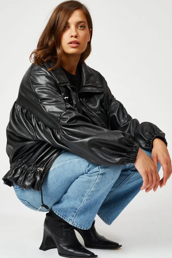 Silk & Salt the sandy jacket - black^ Coats & Jackets