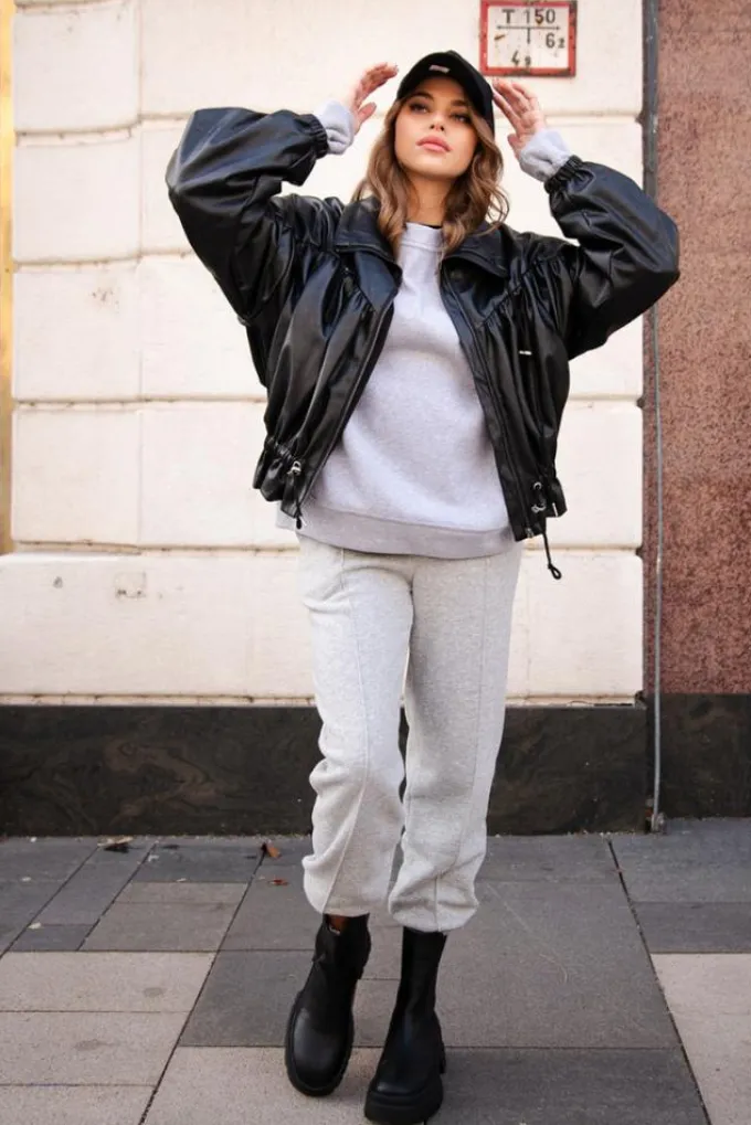 Silk & Salt the sandy jacket - black^ Coats & Jackets