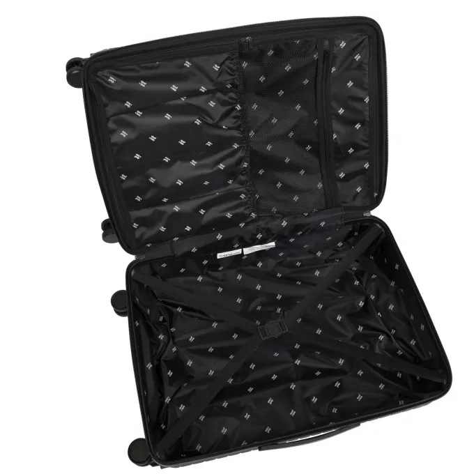 Silk & Salt it luggaAttuned 3 Piece Hardside 8 Wheel Expandable Spinner Set^ Checked Luggage