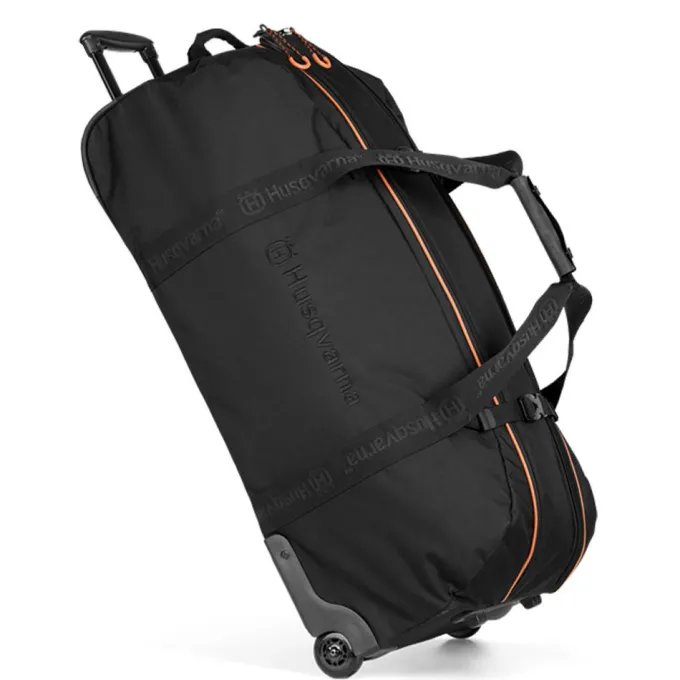 Silk & Salt Husqvarna PA-593258102 90 Liter Organizer Wheeled Xplorer Trolley Bag Black^ Checked Luggage