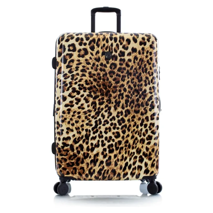 Silk & Salt Heys America Brown Leopard 3-Piece Hardside Spinner LuggaSet^ Hard Side Luggage