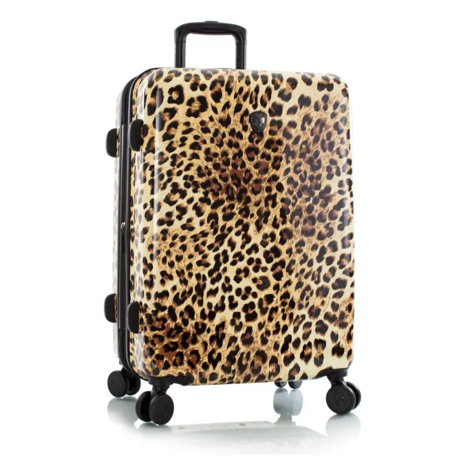 Silk & Salt Heys America Brown Leopard 3-Piece Hardside Spinner LuggaSet^ Hard Side Luggage