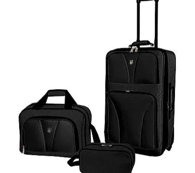 Silk & Salt Traveler's Club 3-Piece Expandable Rolling Carry-On Value Set^ Luggage Sets