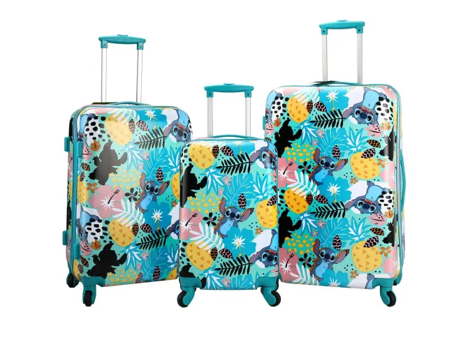 Silk & Salt Lilo and Stitch 3 Piece LuggaSet^ Checked Luggage
