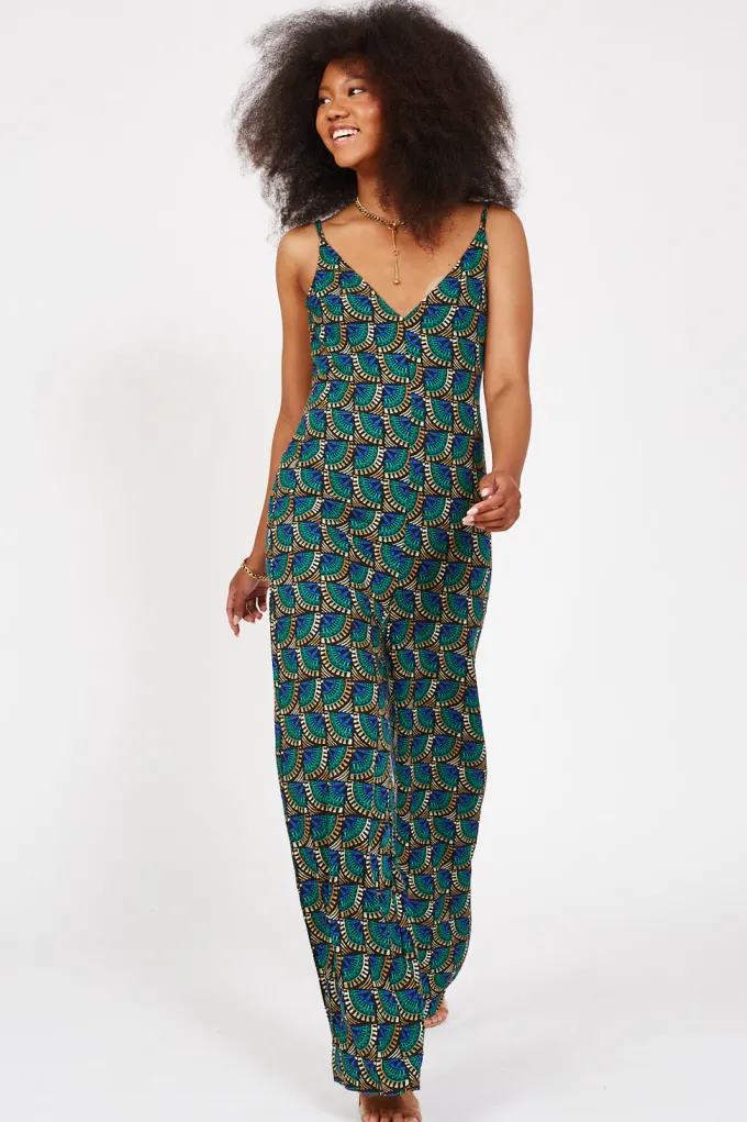 Silk & Salt dangerously in love jumpsuit - peacock^ Jumpsuits