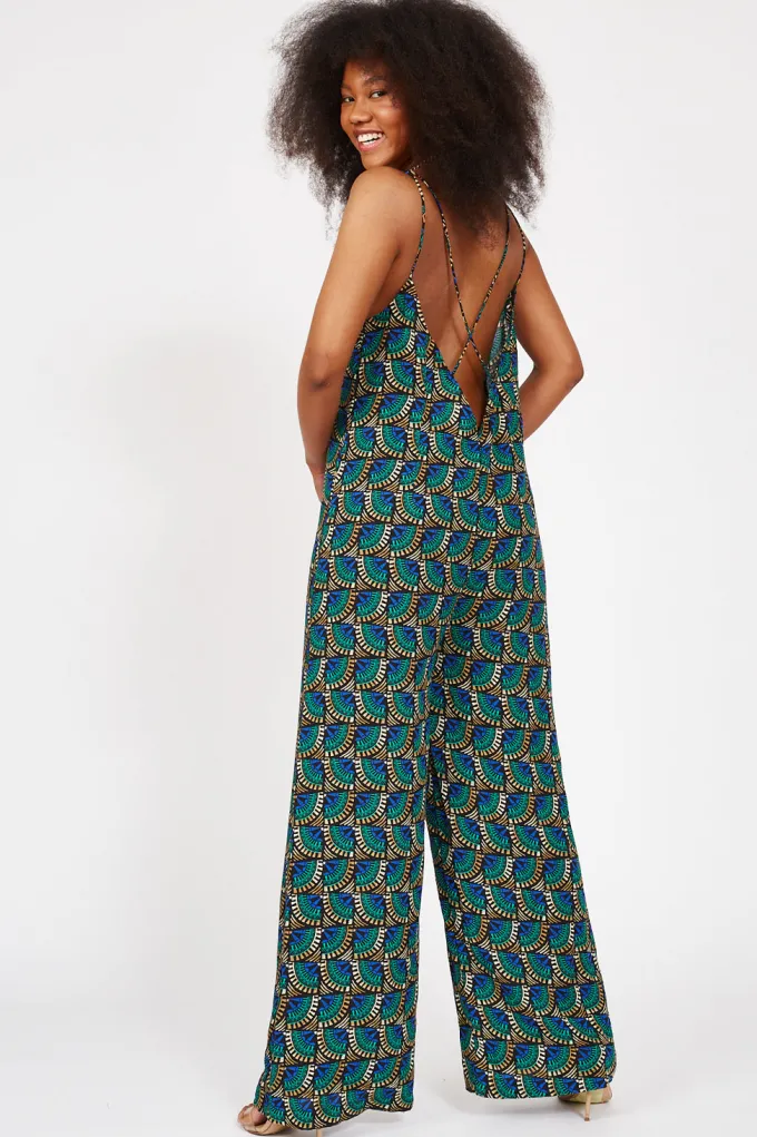 Silk & Salt dangerously in love jumpsuit - peacock^ Jumpsuits