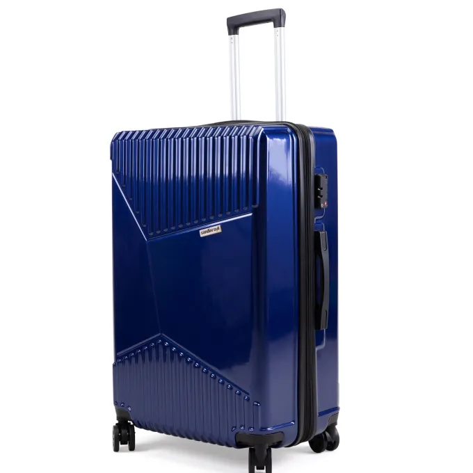 Silk & Salt Jaxpety 3 Pcs Hardside Expandable LuggaSet Trolley Suitcase W/ TSA Lock (20 24 28)^ Checked Luggage