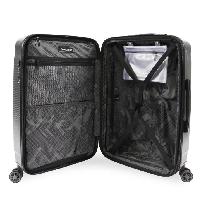 Silk & Salt Brookstone Keane 21 Hardside Carry-On Spinner Luggage^ Checked Luggage