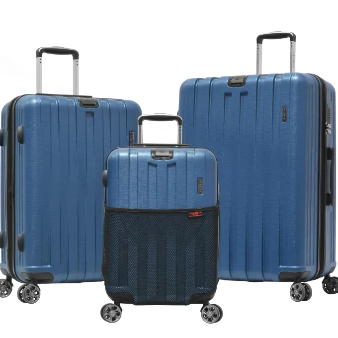 Silk & Salt Sidewinder 3-Piece Spinner Set W/Hidden Compartment^ Hard Side Luggage