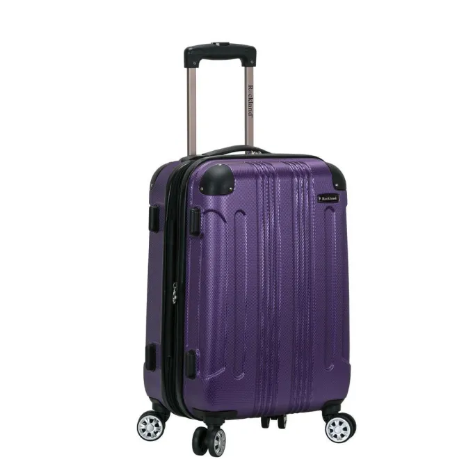 Silk & Salt Sonic Abs Upright Spinner Purple^ Hard Side Luggage