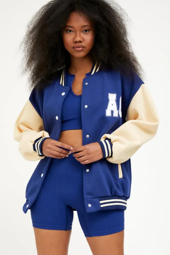 Silk & Salt college jacket - blue^ Coats & Jackets