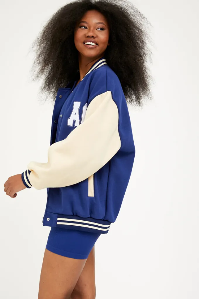 Silk & Salt college jacket - blue^ Coats & Jackets