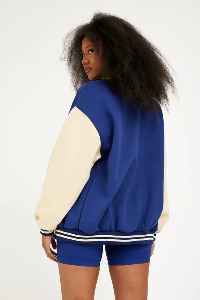 Silk & Salt college jacket - blue^ Coats & Jackets