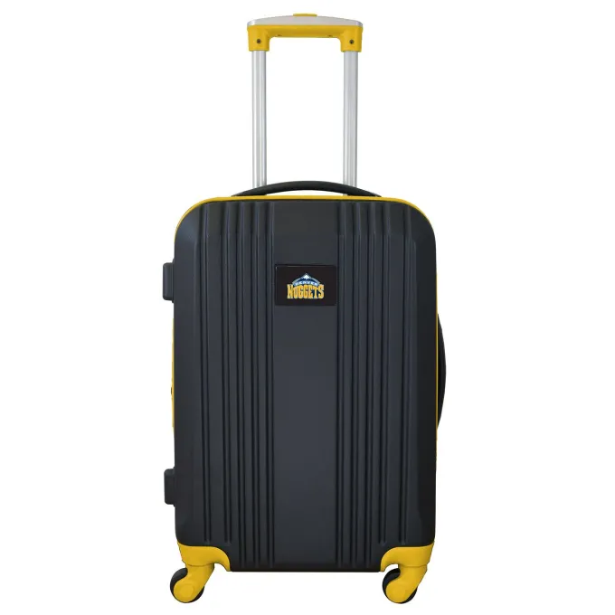 Silk & Salt Mojo Outdoors NBA Denver Nuggets 21 in. Carry-On Hardcase Two-Tone Spinner^ Carry On Luggage