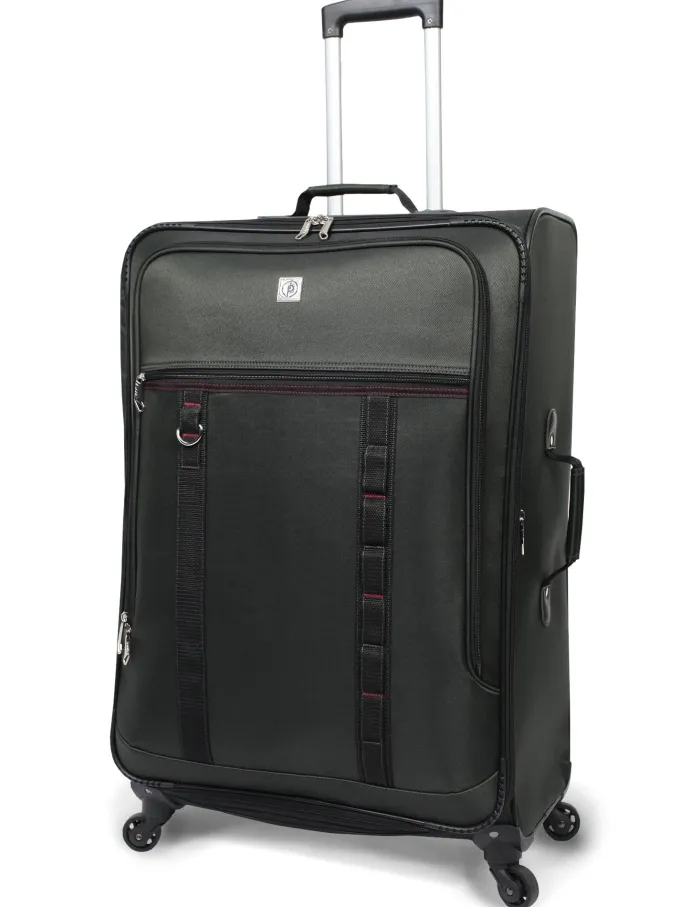 Silk & Salt Prote5 Piece Softside LuggaSet Includes 28 amp24 Check Bags 20 Carry-on Green^ Luggage Sets