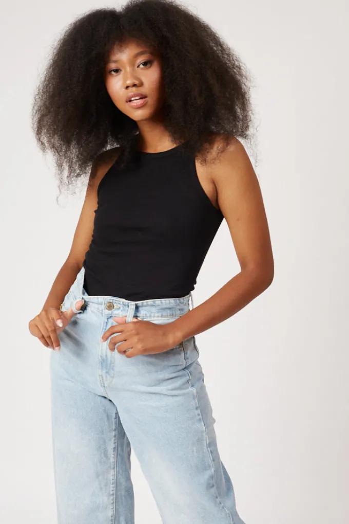 Silk & Salt dreamy  top - black^ Tops