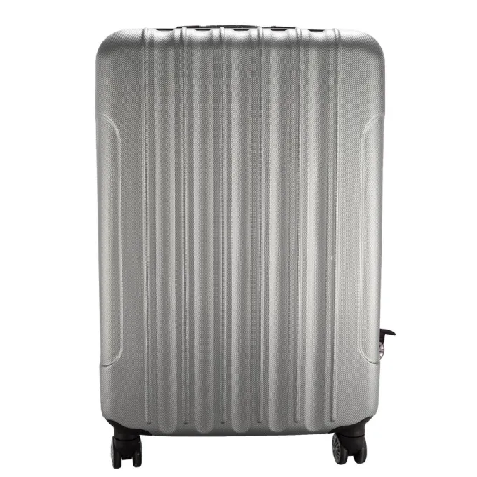 Silk & Salt LuggaSets for Women and Men Unisex 3 Pieces Hardside Luggaand Travel Bags Carry On Suitcases Rolling Trolley Cases with Spinner Wheels and Lock Silver Gray^ Carry On Luggage