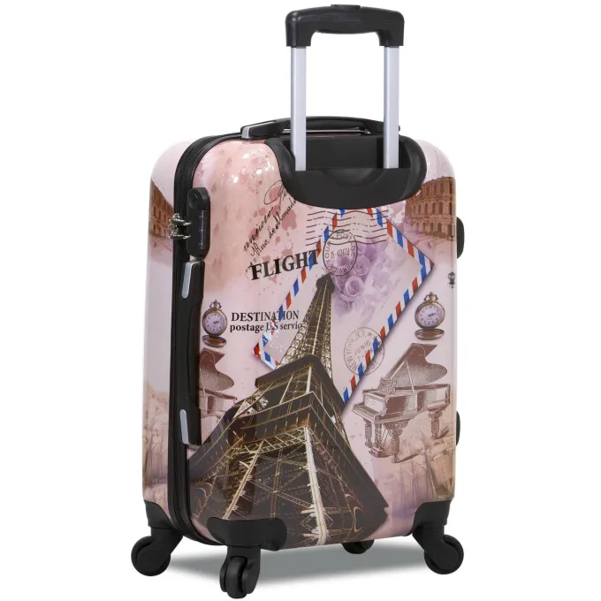 Silk & Salt World Traveler Paris Collection Hardside 3-Piece Spinner LuggaSet^ Checked Luggage