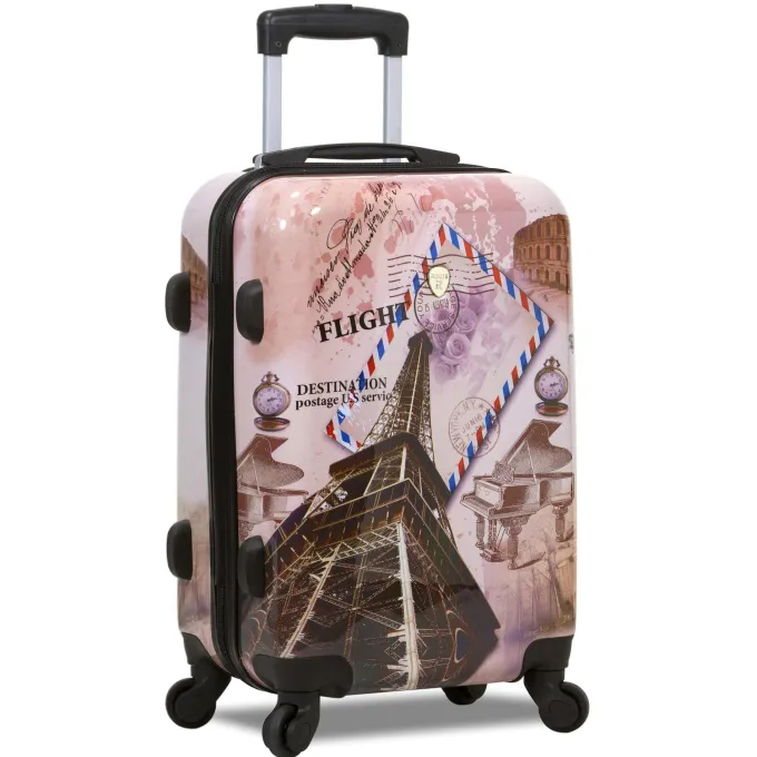 Silk & Salt World Traveler Paris Collection Hardside 3-Piece Spinner LuggaSet^ Checked Luggage