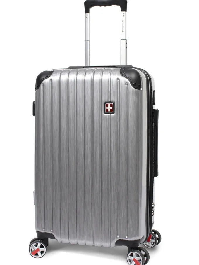 Silk & Salt SwissTech Exhibition 22 Polycarbonate Hard Side Check Lugga( Exclusive)^ Checked Luggage
