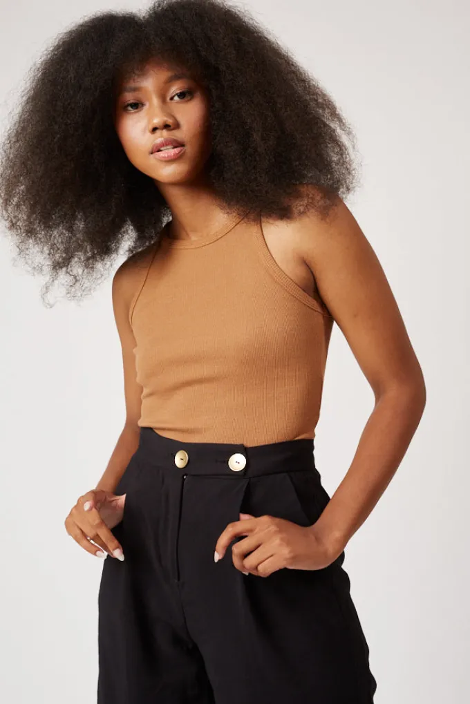 Silk & Salt dreamy  top - brown^ Tops