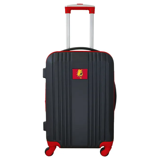 Silk & Salt NCAA Ferris State Bulldogs 21 in. Carry-on Hardcase Two-Tone Spinner^ Carry On Luggage