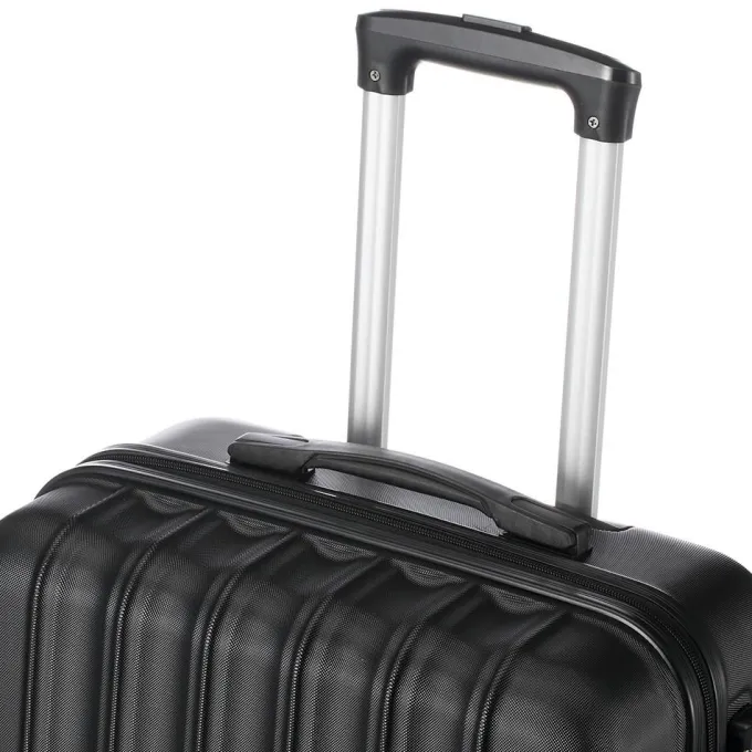 Silk & Salt SalonMore 3 Piece Hardside Lightweight Spinner LuggaBag Set With TSA Lock^ Hard Side Luggage