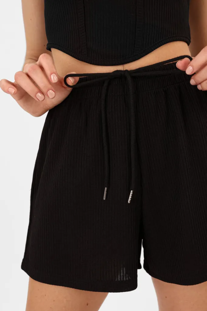 Silk & Salt a short -  black^ Sets