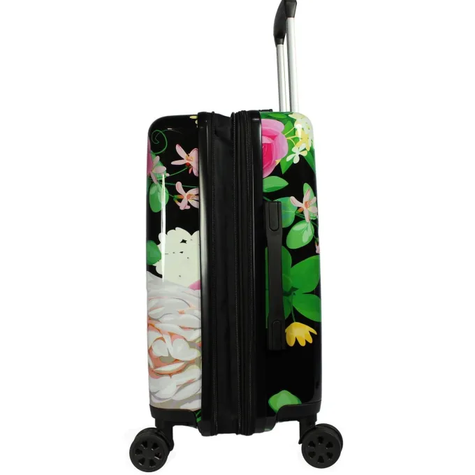 Silk & Salt World Traveler Seasons 2-Piece Hardside Carry-On Spinner LuggaSet u2013 Peonies^ Hard Side Luggage