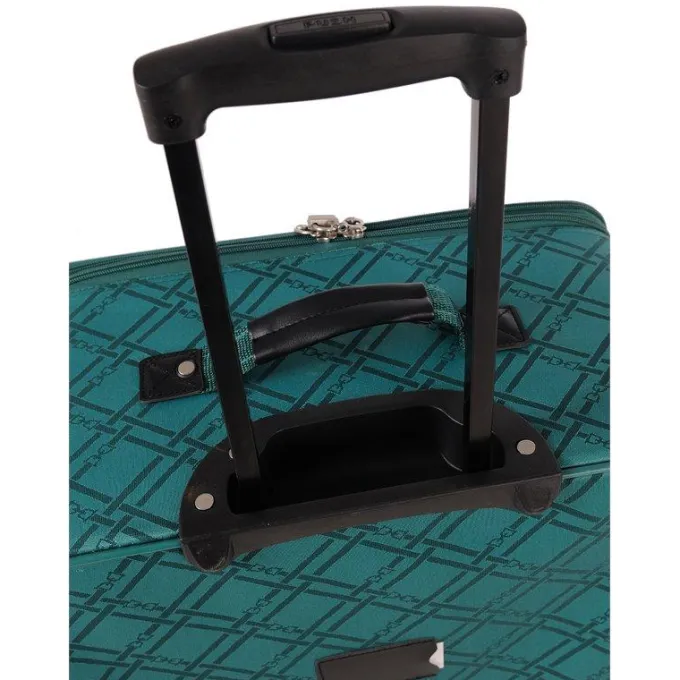 Silk & Salt Pemberly Buckles 5-Piece LuggaSet (Green)^ Luggage Sets