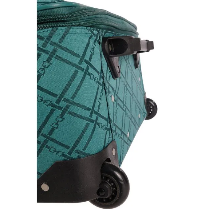 Silk & Salt Pemberly Buckles 5-Piece LuggaSet (Green)^ Luggage Sets