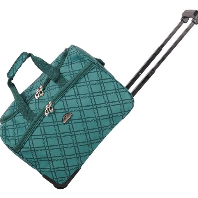 Silk & Salt Pemberly Buckles 5-Piece LuggaSet (Green)^ Luggage Sets
