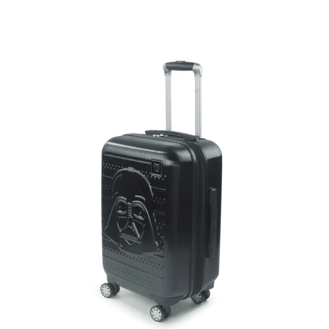 Silk & Salt FUL Star Wars Darth Vader Embossed 21in Spinner Suitcase Black^ Hard Side Luggage