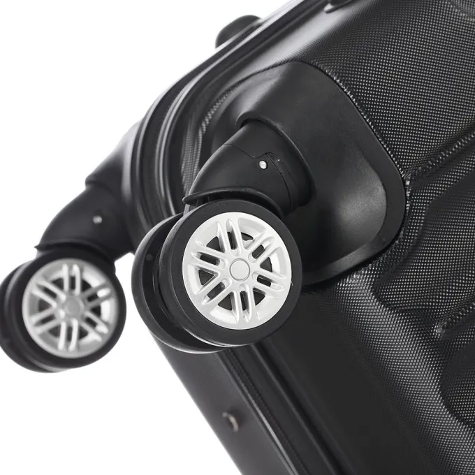 Silk & Salt Topcobe 3Pcs Traveling Luggage LuggaSet 20+24+28 Portable LarCapacity LuggaBags for Travel Rolling Traveling StoraSuitcase with Wheels Black^ Hard Side Luggage