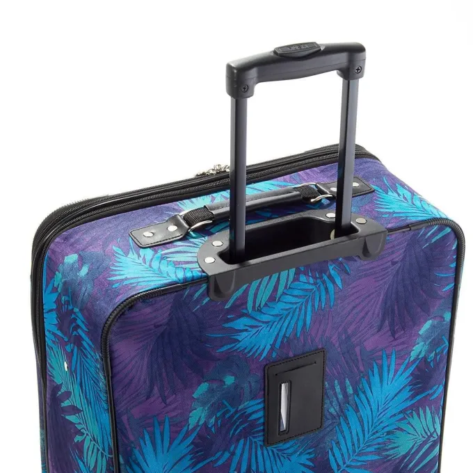 Silk & Salt Leisure Lugga29'' Lafayette Palm Frond Spinner LuggaLugga29 Inches Purple/blue^ Checked Luggage