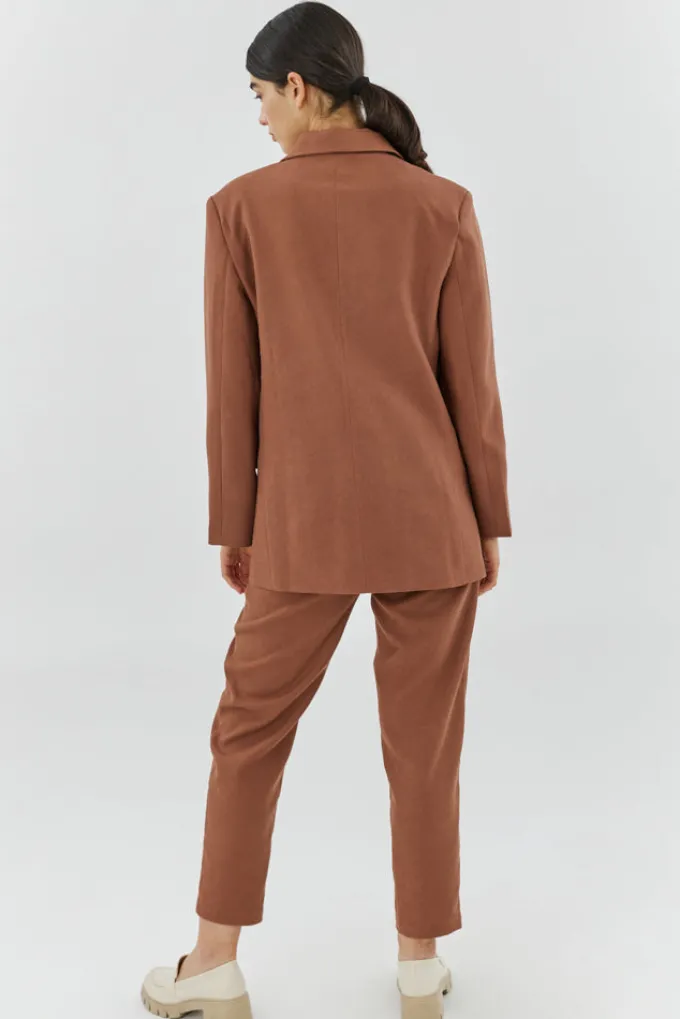 Silk & Salt the classic jacket - brown^ Coats & Jackets