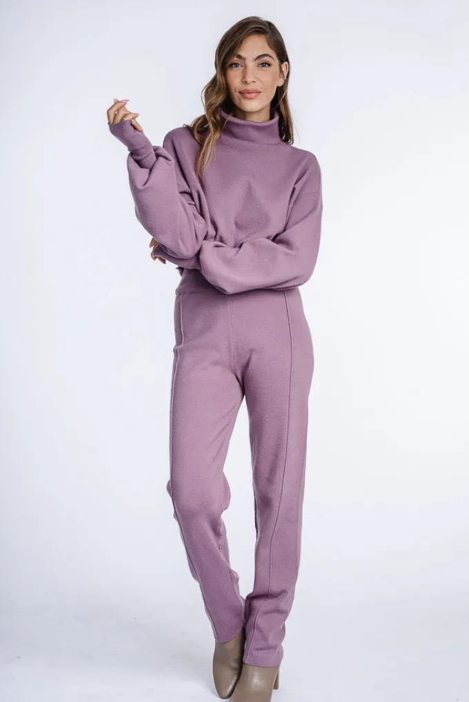 Silk & Salt luxe lounge set - purple^ Sets