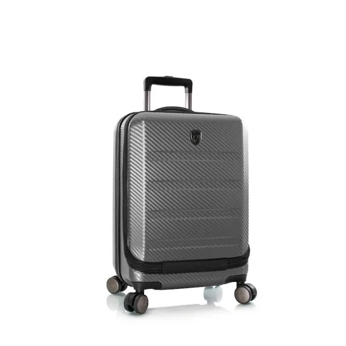 Silk & Salt Heys EZ Access 2.0 Charcoal 21 Carry on Hardside Spinner Luggage^ Checked Luggage
