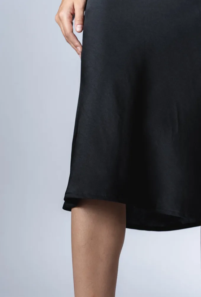 Silk & Salt delilah midi skirt - black^ Skirts
