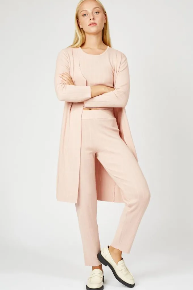 Silk & Salt staycation sweat set - powder pink^ Sets