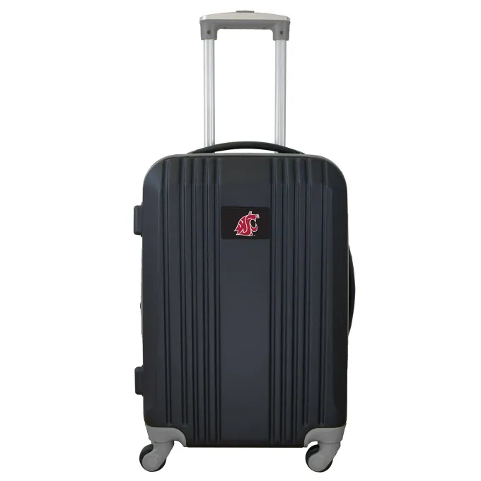 Silk & Salt Mojo Outdoors NCAA Washington State Cougars 21 in. Carry-on Hardcase Two-Tone Spinner^ Carry On Luggage