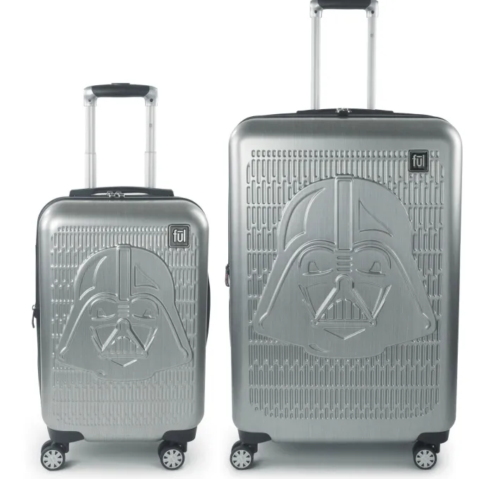Silk & Salt FUL Star Wars Darth Vader Embossed 2 Piece LuggaSet^ Hard Side Luggage