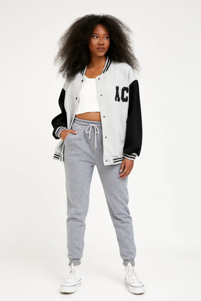 Silk & Salt college jacket - grey^ Coats & Jackets