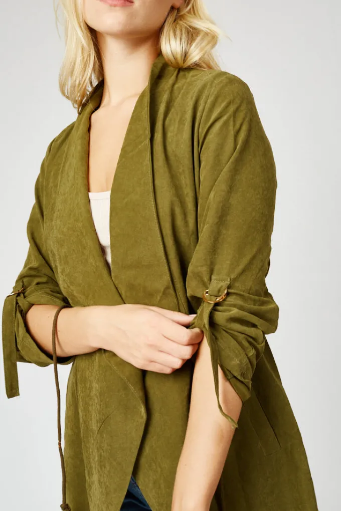 Silk & Salt alexia coat - army green^ Coats & Jackets