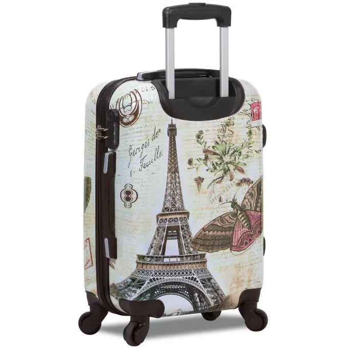 Silk & Salt World Traveler Destinations 3-Piece Hardside Spinner LuggaSet - Paris^ Checked Luggage