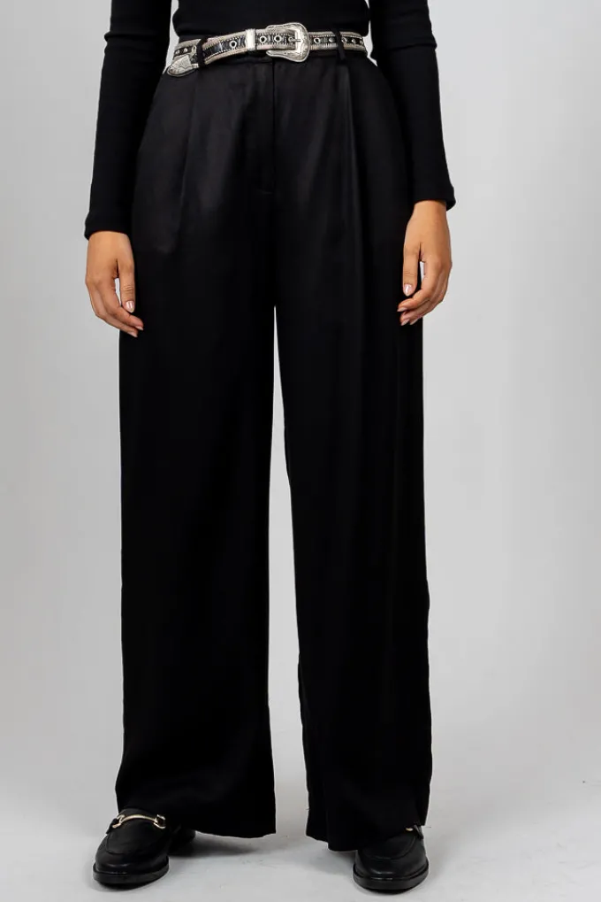 Silk & Salt roxanne tailored trousers - black^ Pants