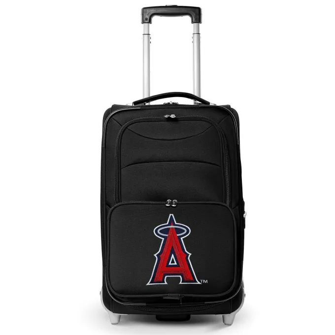 Silk & Salt Mojo Outdoors Los Angeles Angels 21 Rolling Carry-On Suitcase - No Size^ Carry On Luggage
