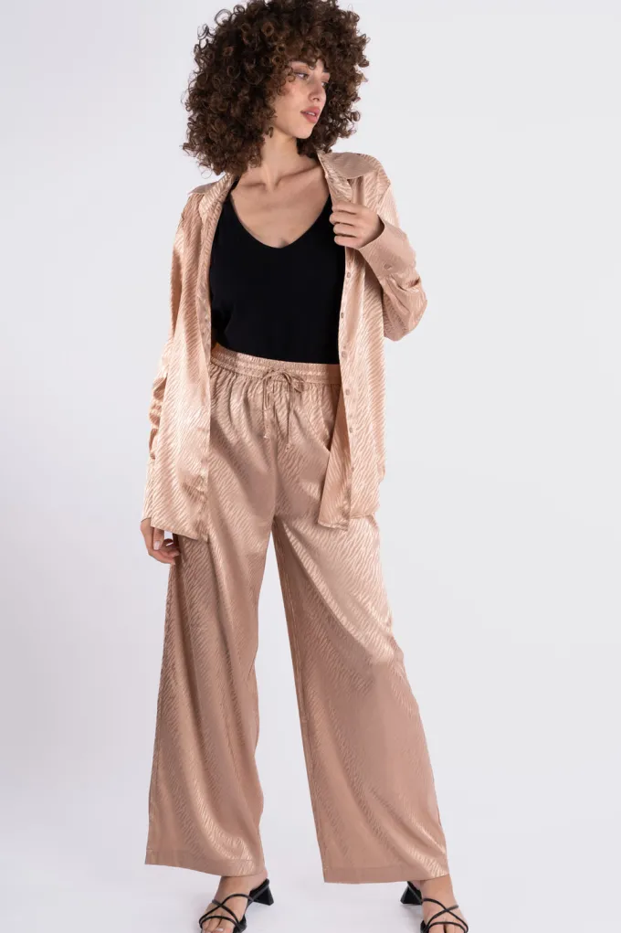 Silk & Salt silky suit set - nude^ Sets