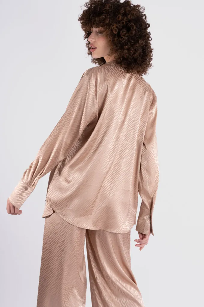 Silk & Salt silky suit set - nude^ Sets